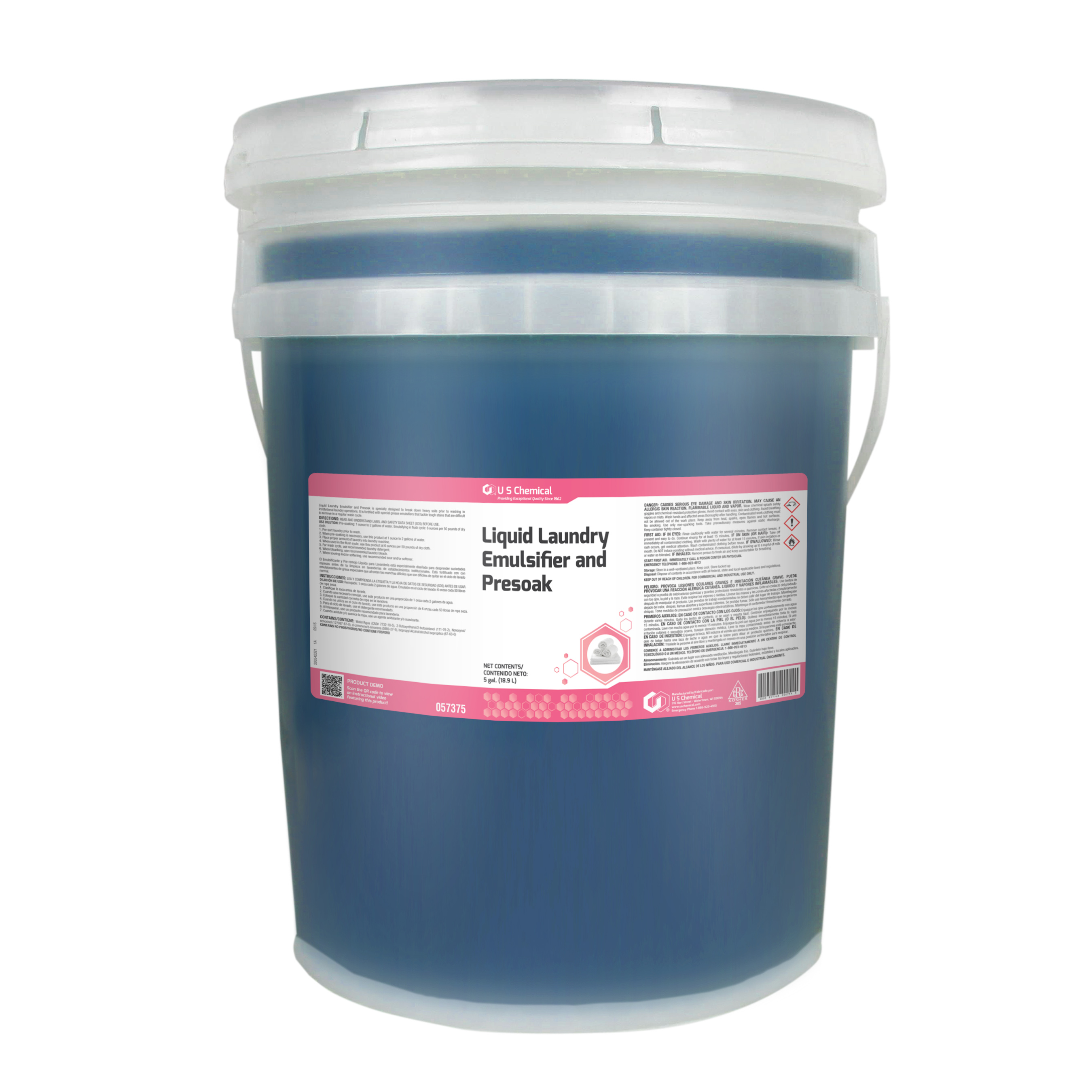 USC Liquid Laundry Emulsifier and Presoak U S Chemical