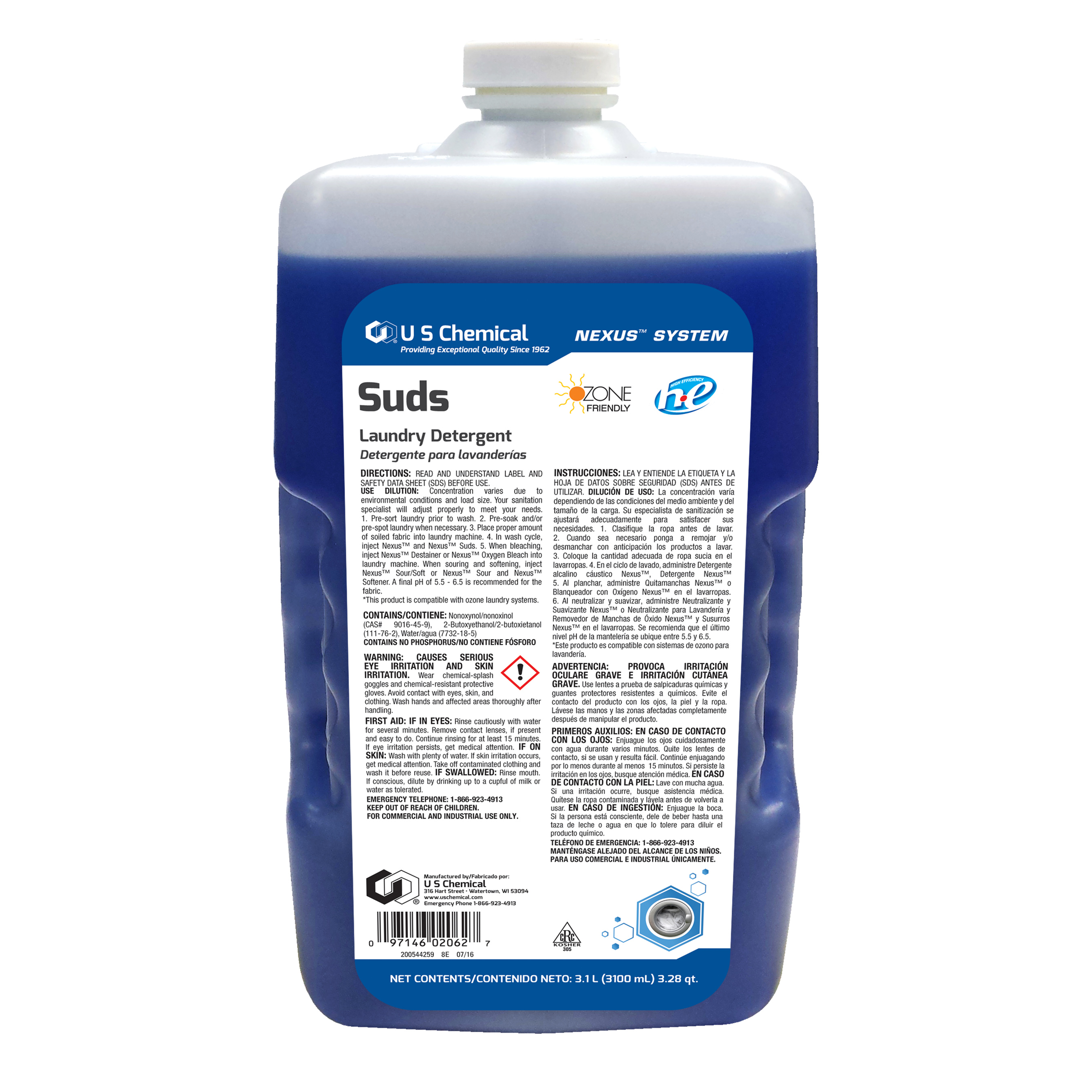 USC Liquid Laundry Emulsifier and Presoak – U S Chemical